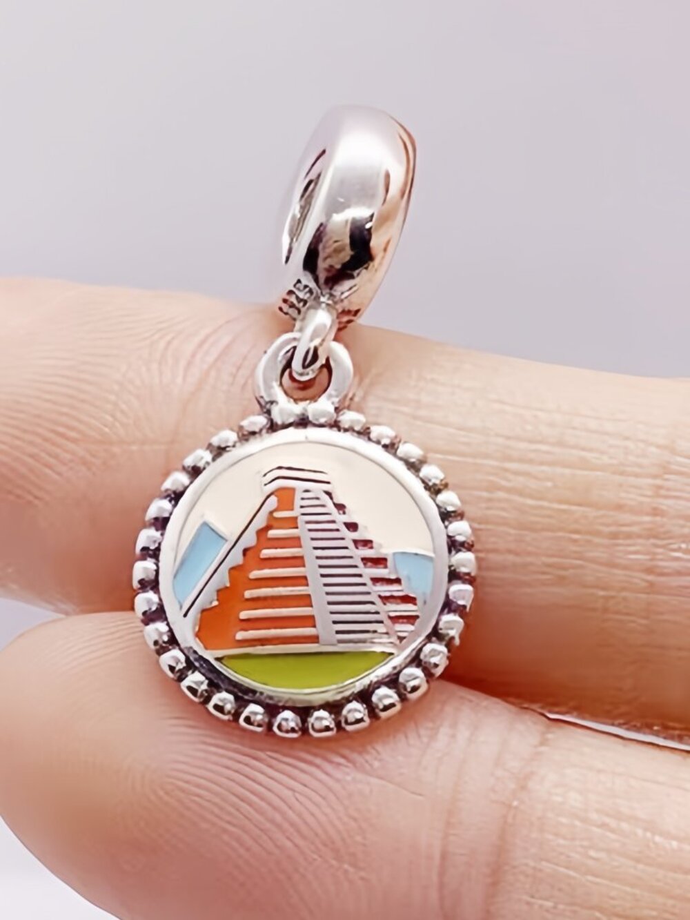 Pandora Mayan Pyramid Dangle Charm